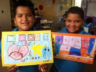 Children flag art Children flag art